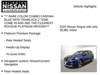 2023 Nissan Rogue Platinum