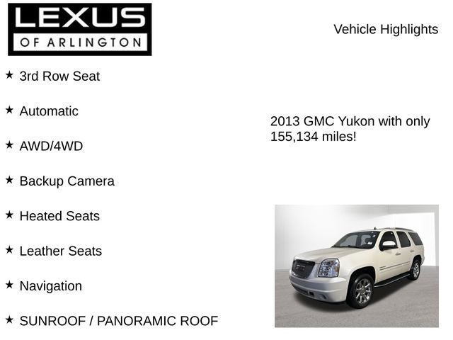 2013 GMC Yukon Denali