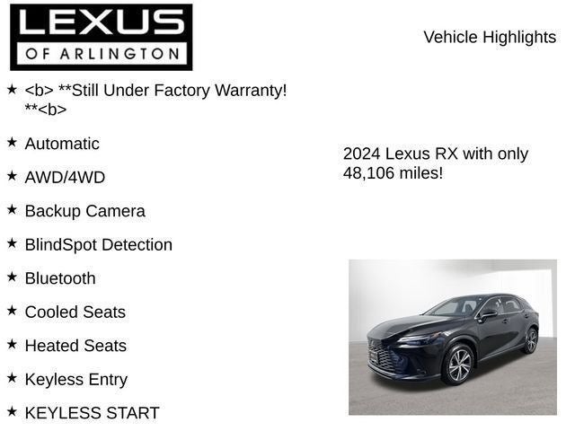 2024 Lexus RX 350h PREMIUM