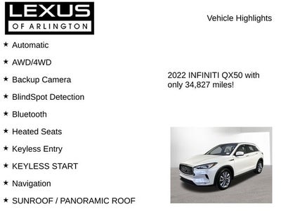 2022 INFINITI QX50 LUXE