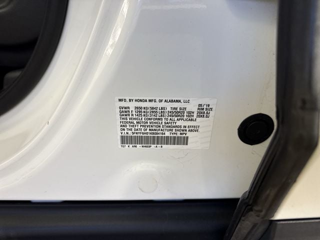 2019 Honda Pilot Elite