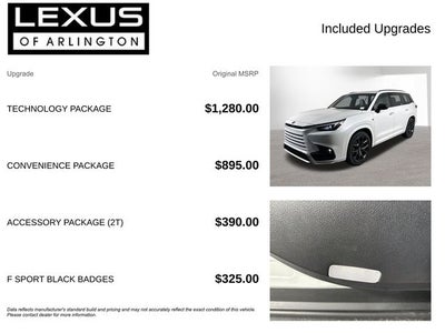 2026 Lexus TX 500h F SPORT PERFORMANCE PREMIUM AWD