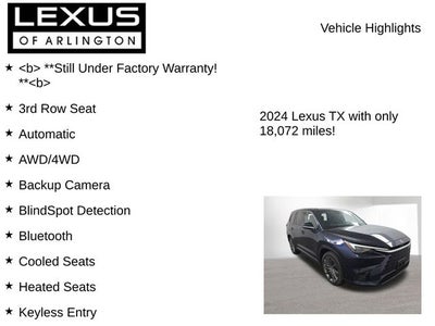 2024 Lexus TX 550h PLUS LUXURY AWD