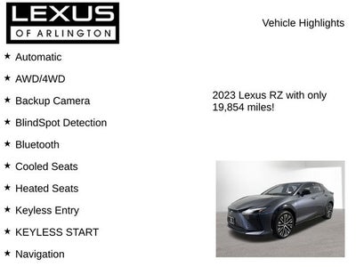 2023 Lexus RZ 450e PREMIUM AWD