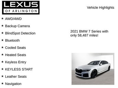 2021 BMW 7 Series 750i xDrive