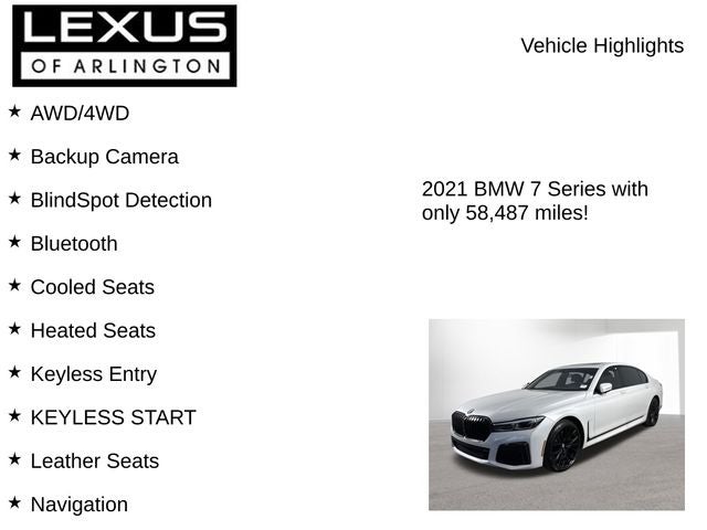 2021 BMW 7 Series 750i xDrive