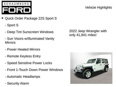 2022 Jeep Wrangler Unlimited Sport S