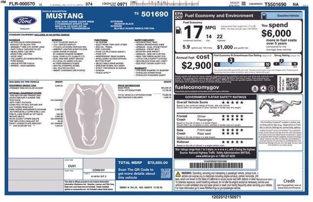 2026 Ford Mustang Dark Horse