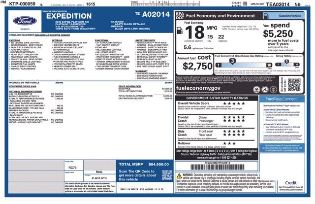 2026 Ford Expedition Platinum