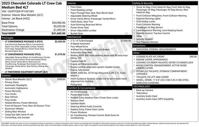 2023 Chevrolet Colorado LT