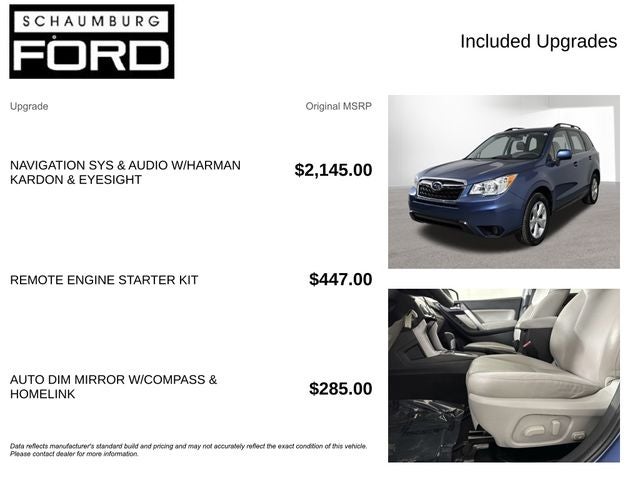 2016 Subaru Forester 2.5i Limited