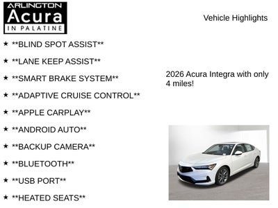 2026 Acura Integra CVT