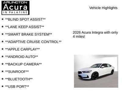 2026 Acura Integra FWD A-Spec