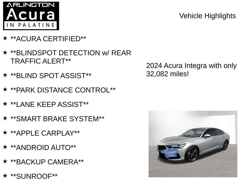 2024 Acura Integra A-SPEC