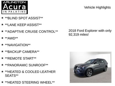 2018 Ford Explorer Sport