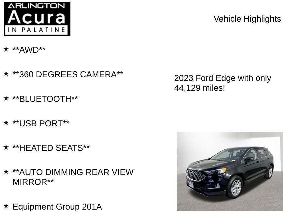 2023 Ford Edge SEL