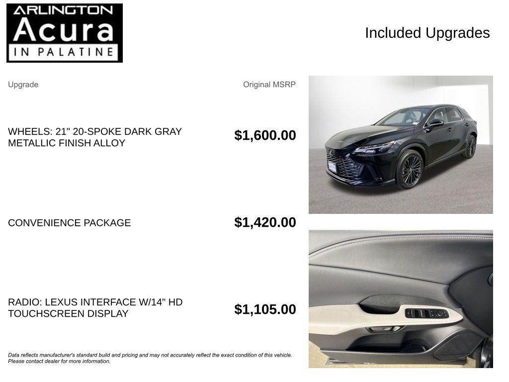 2024 Lexus RX RX 350