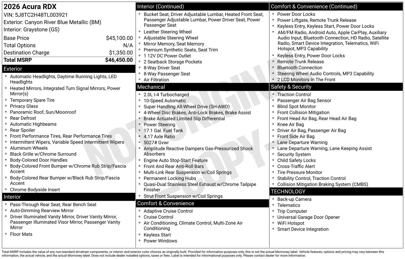 2026 Acura RDX SH-AWD
