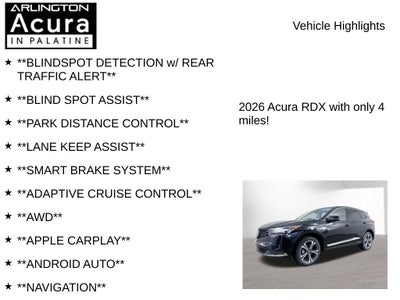 2026 Acura RDX SH-AWD with Technology Package