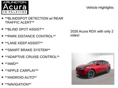 2026 Acura RDX SH-AWD A-Spec