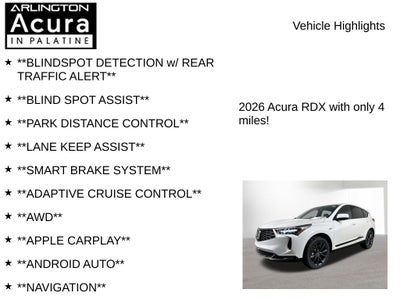2026 Acura RDX SH-AWD A-Spec