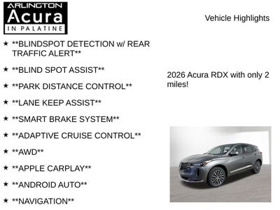 2026 Acura RDX SH-AWD with Advance Package