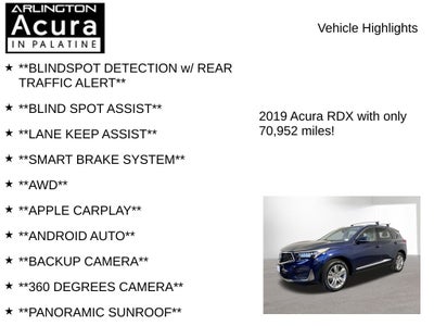 2019 Acura RDX SH-AWD with Advance Package
