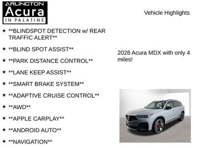 2026 Acura MDX SH-AWD Type S with Advance Package