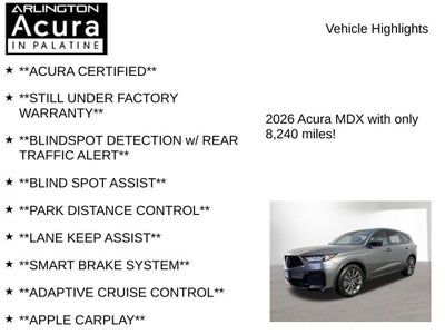 2026 Acura MDX SH-AWD A-Spec