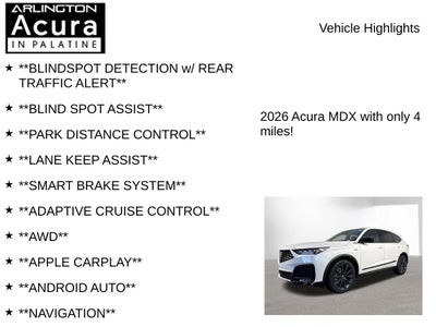 2026 Acura MDX SH-AWD A-Spec