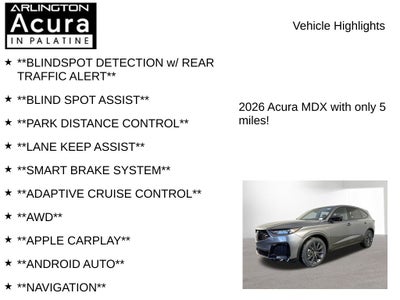 2026 Acura MDX SH-AWD A-Spec
