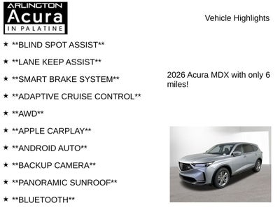 2026 Acura MDX SH-AWD