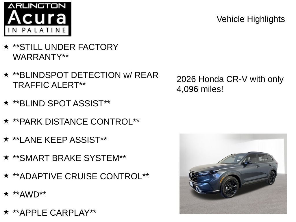 2026 Honda CR-V Hybrid Sport Touring