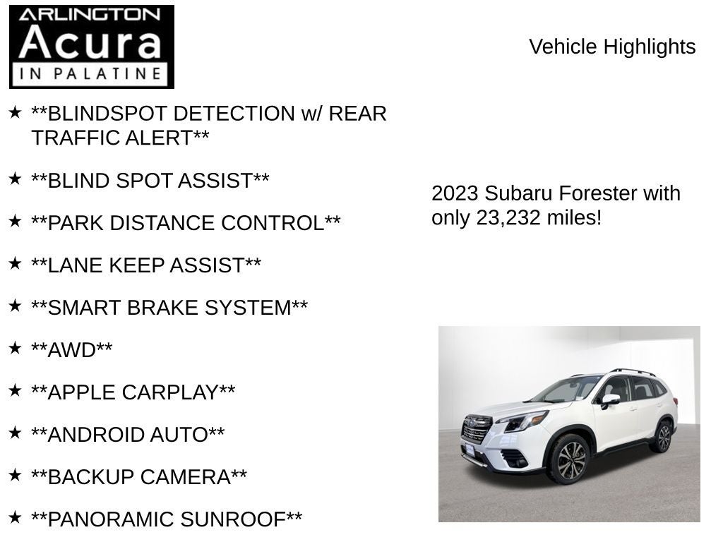 2023 Subaru Forester Limited