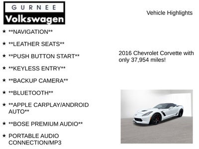 2016 Chevrolet Corvette Z06 1LZ