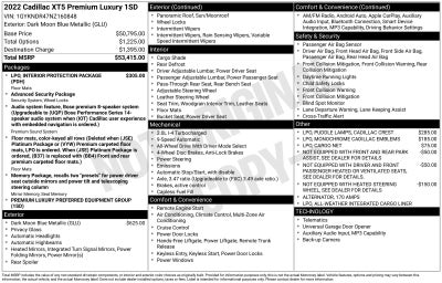 2022 Cadillac XT5 Premium Luxury