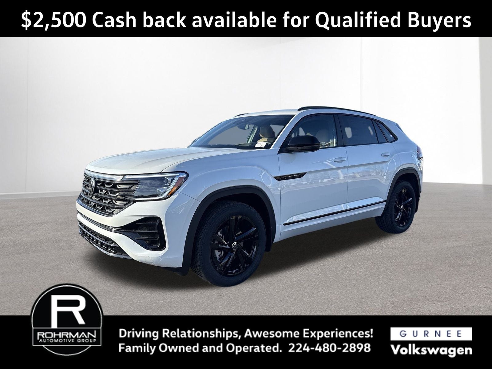 2026 Volkswagen Atlas Cross Sport 2.0T SEL R-Line Black 4MOTION