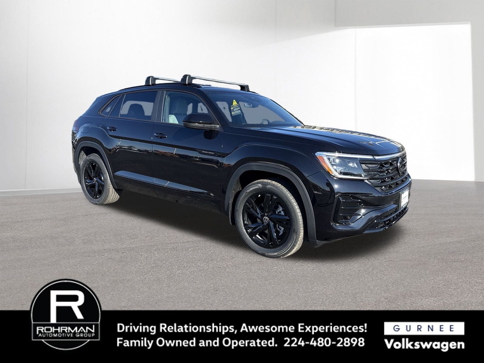 2026 Volkswagen Atlas Cross Sport 2.0T SEL R-Line Black