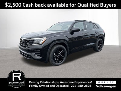 2026 Volkswagen Atlas Cross Sport 2.0T SEL R-Line Black