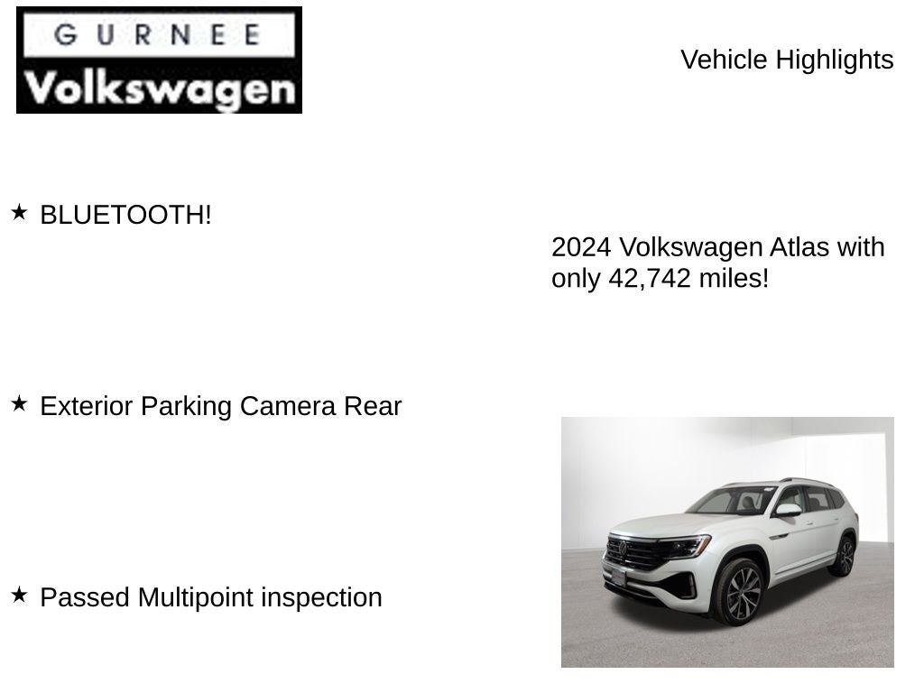 2024 Volkswagen Atlas 2.0T SEL Premium R-Line