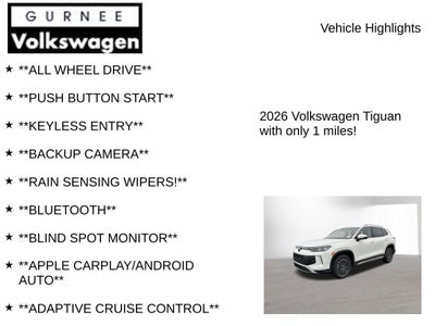 2026 Volkswagen Tiguan 2.0T S