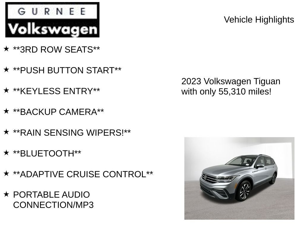 2023 Volkswagen Tiguan 2.0T S