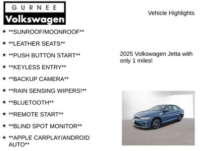 2025 Volkswagen Jetta 1.5T SE