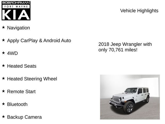 2018 Jeep Wrangler Unlimited Sahara
