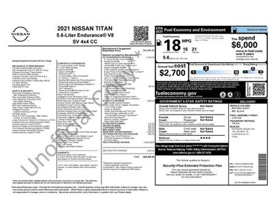 2021 Nissan Titan SV