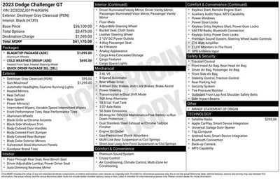 2023 Dodge Challenger GT