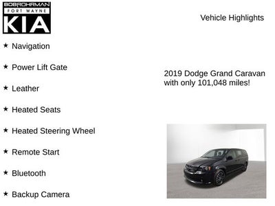 2019 Dodge Grand Caravan GT