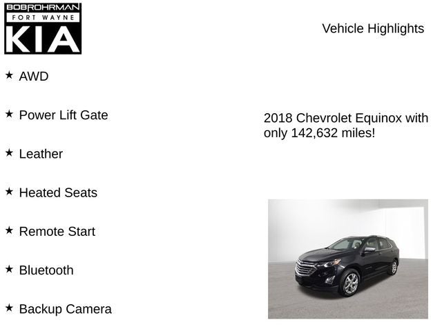 2018 Chevrolet Equinox Premier