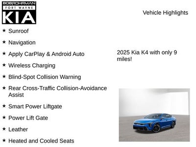 2025 Kia K4 GT-Line
