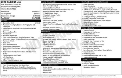 2025 Kia K4 GT-Line
